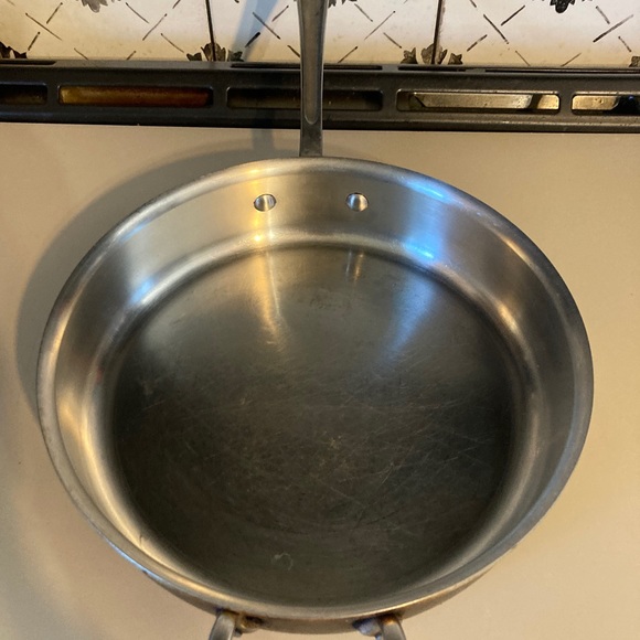 Vtg ALL-CLAD LTD Anodized Stainless Steel 3qt  Sauté Pan NO LID - Picture 5 of 8